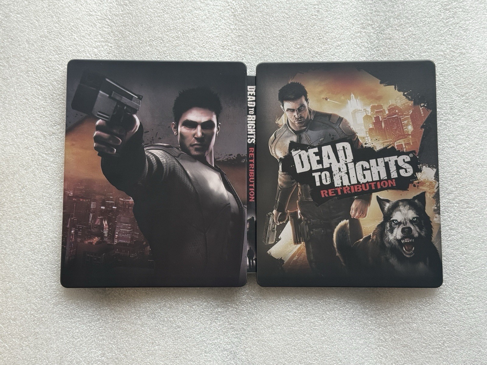 Dead To Right Retribution Custom Made Steelbook/Steelup Case PS3/Xbox (No Game)