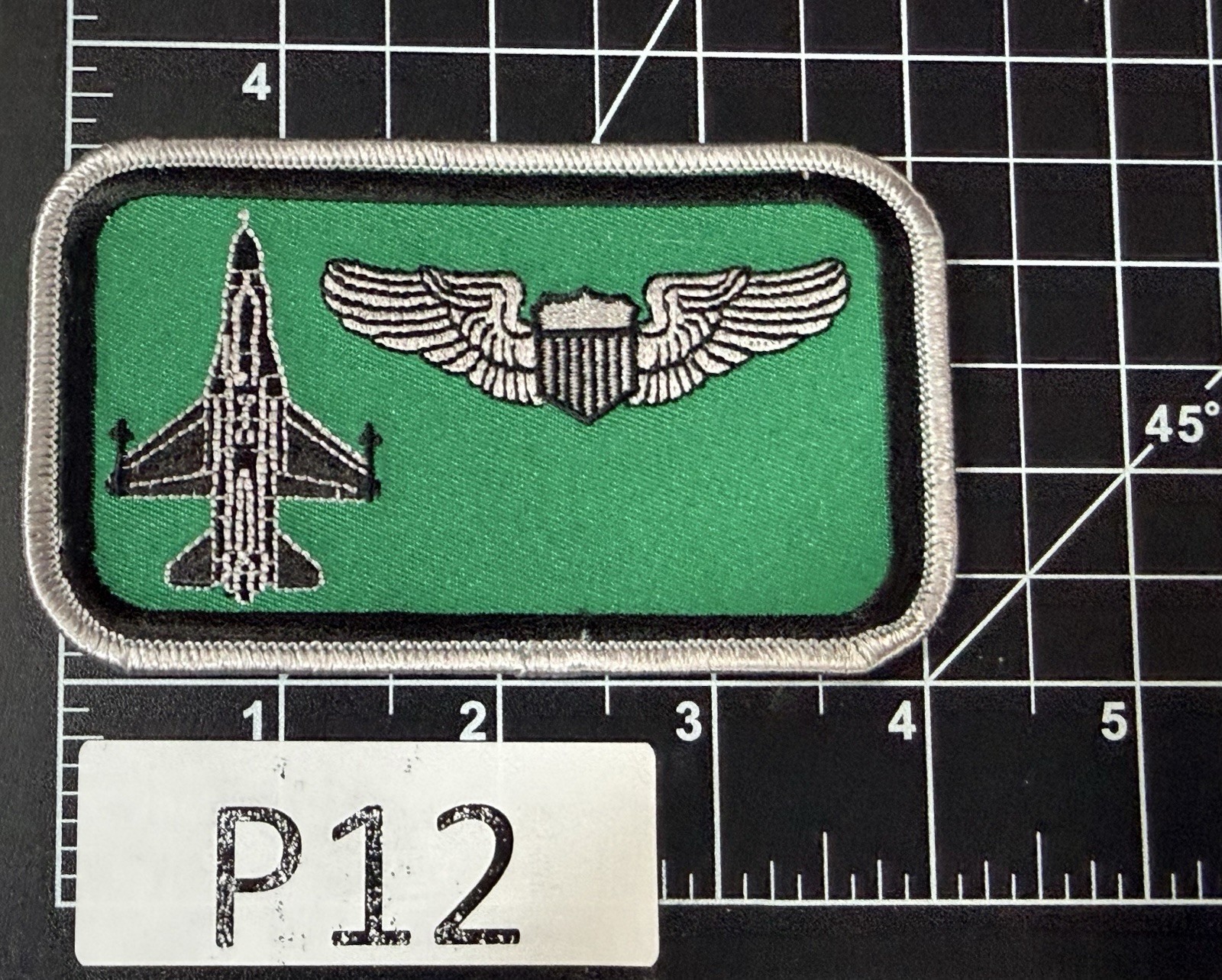 Vintage USAF 112th FS Ohio Air National Guard (ANG) Basic Pilot Name Tag Patch