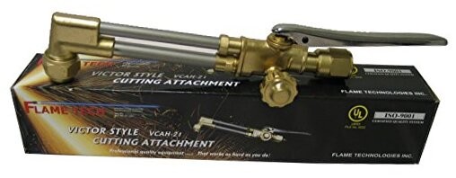 Heavy-Duty Cutting Attachment, Two Stainless Steel Tubes and Lever, Victor
