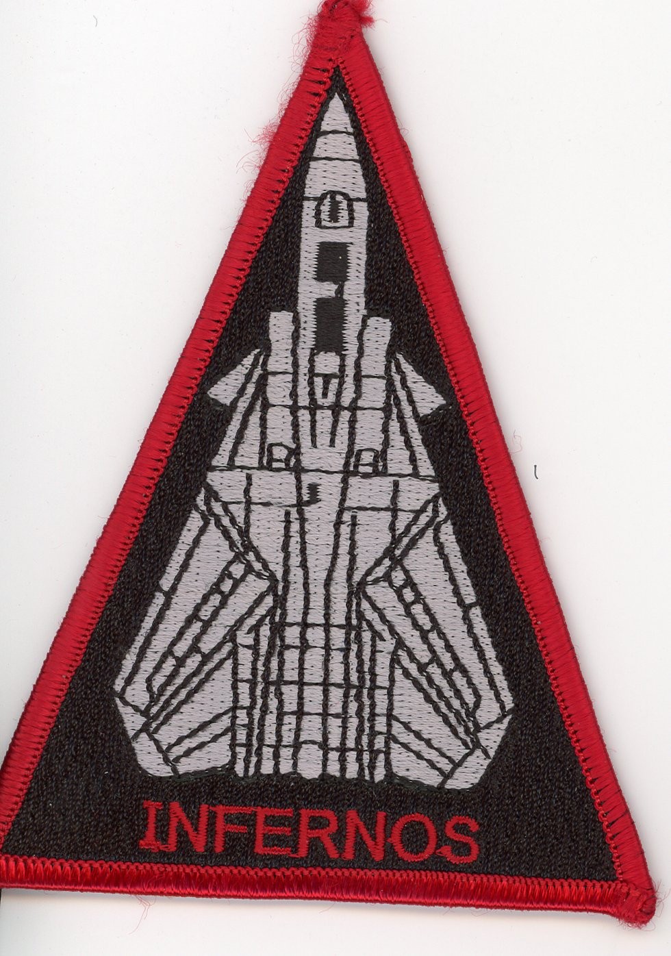PATCH USN F-14 TOMCAT TRIANGLE VF-301 DEVIL´S DISCIPLES INFERNOS  IRON ON PARCHE