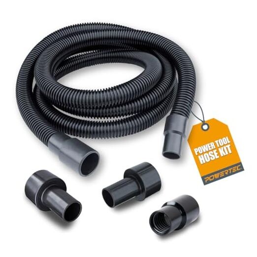 70347E 10 Ft. Dust Collection Hose Kit with 5 Fittings Hose Kit w/ 5 Fittings