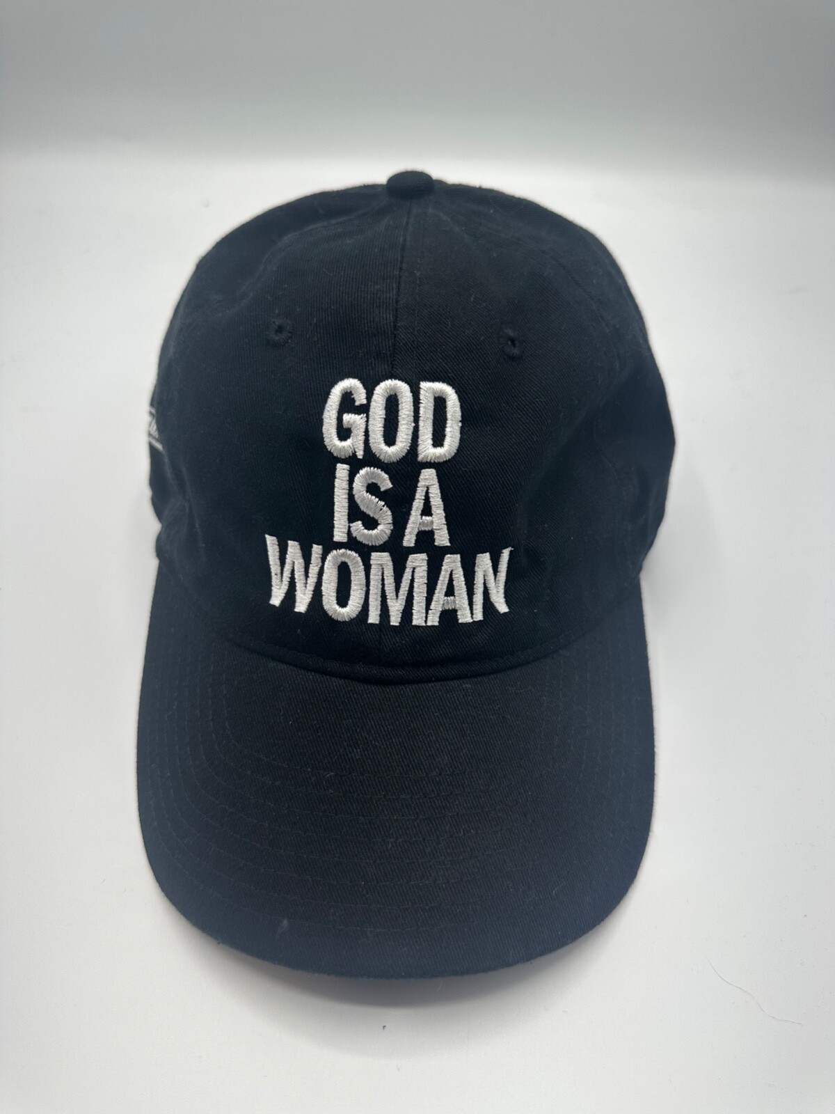 God is a Woman Logo Black Music Mens Adult Cotton Baseball Cap Hat One Size