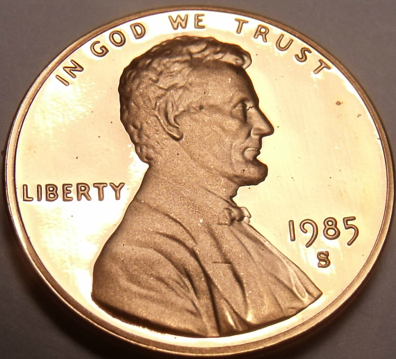 BLAZING RED 1985-S SUPER NICE LINCOLN PROOF~FREE SHIP~
