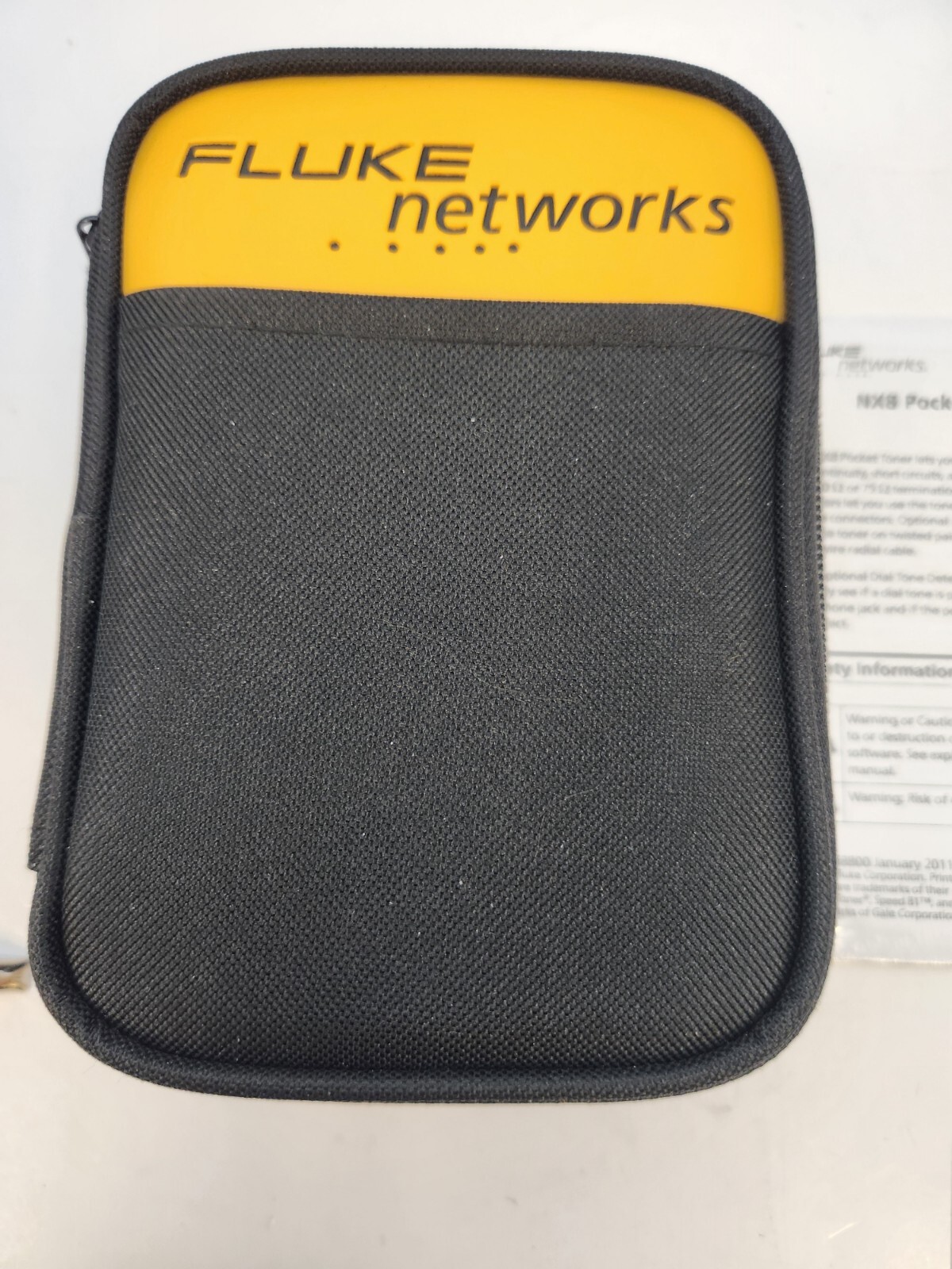 Fluke Networks NX2, NX8 Case , OD 6.5X 4.5 X 2" , WITH INSERT