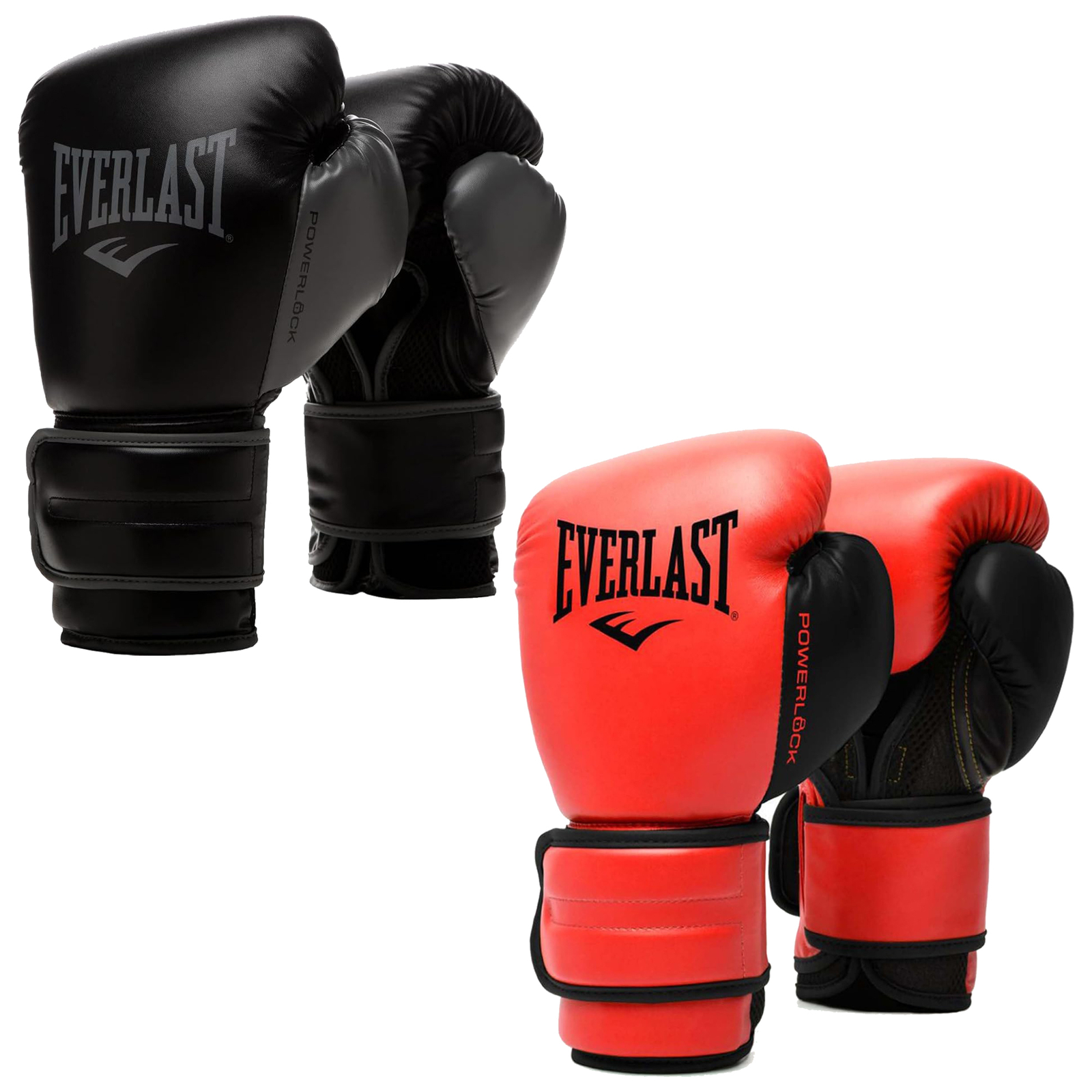 Everlast Powerlock 2R Hook and Loop Training Boxing Gloves