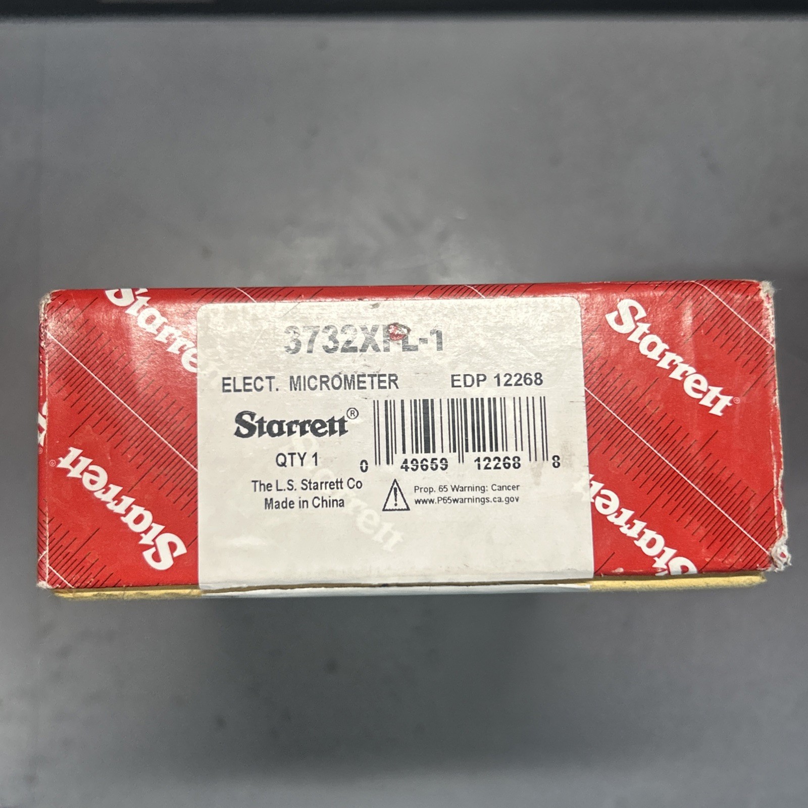 Starrett 3732XFL-1 0-1" Electronic Micrometer
