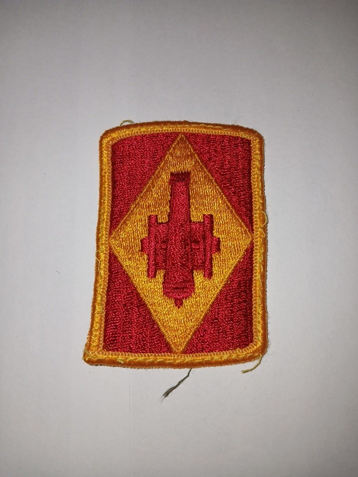Original  U.S. Army 75th Field Artillery Brigade Full Color Merrow Edge Patch