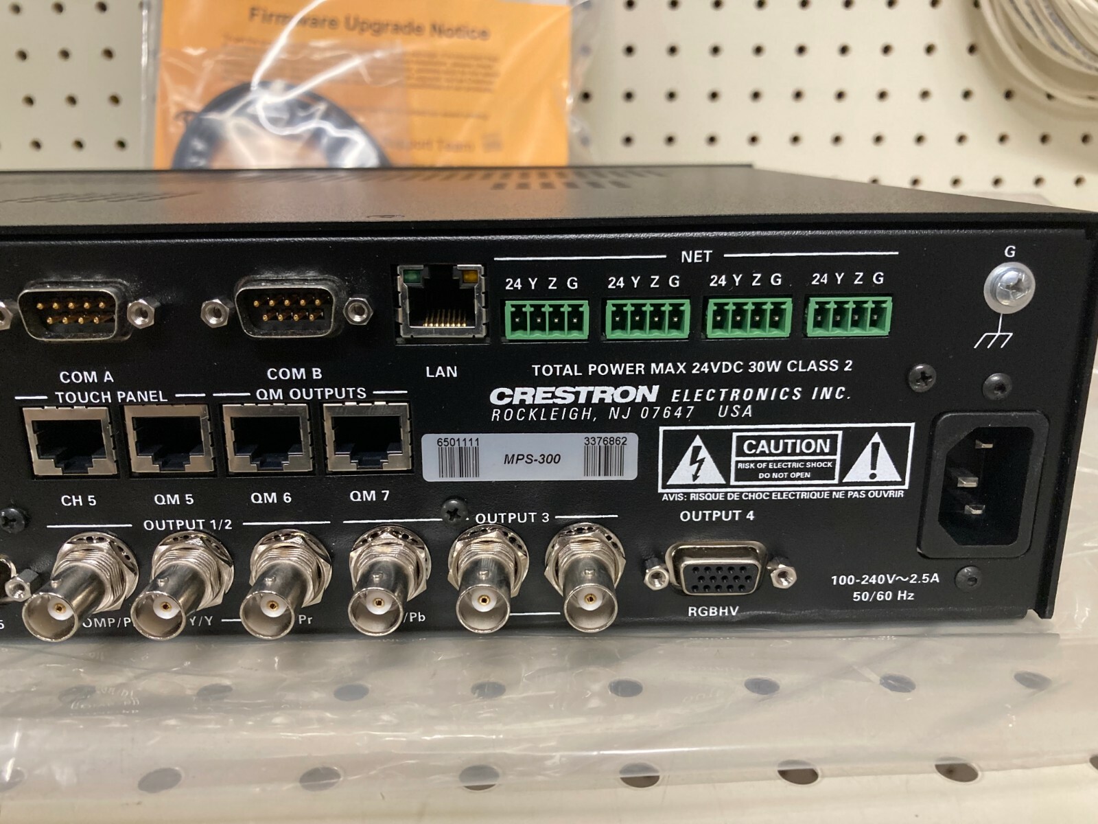 Crestron MPS-300 Multimedia Presentation System 300 Rack Mount Professional