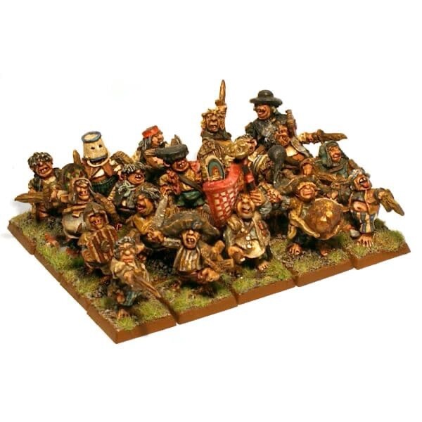 Halfling Militia Swordsmen X20 28mm Metal Unpainted