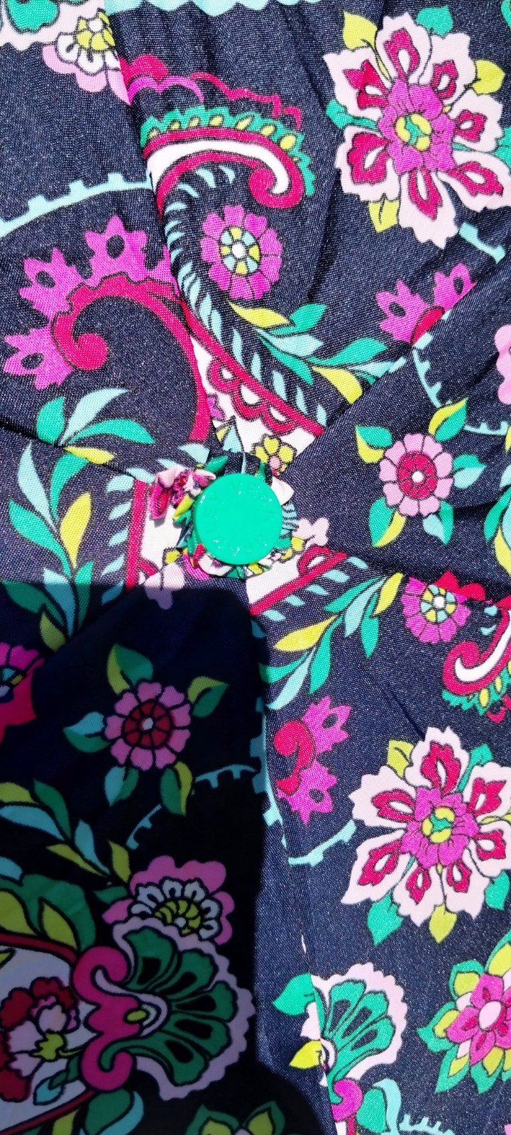 Vera Bradley Petal Paisley Umbrella Automatic Open