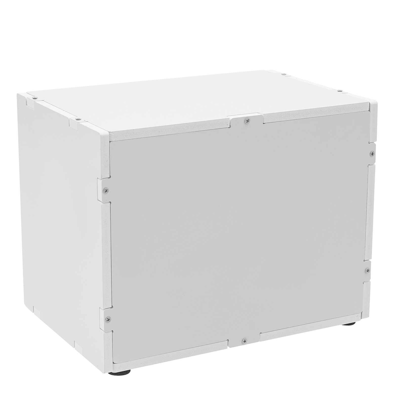 2 Pack 4 Tier Desktop File Holder White PVC Paper Organizer Rack