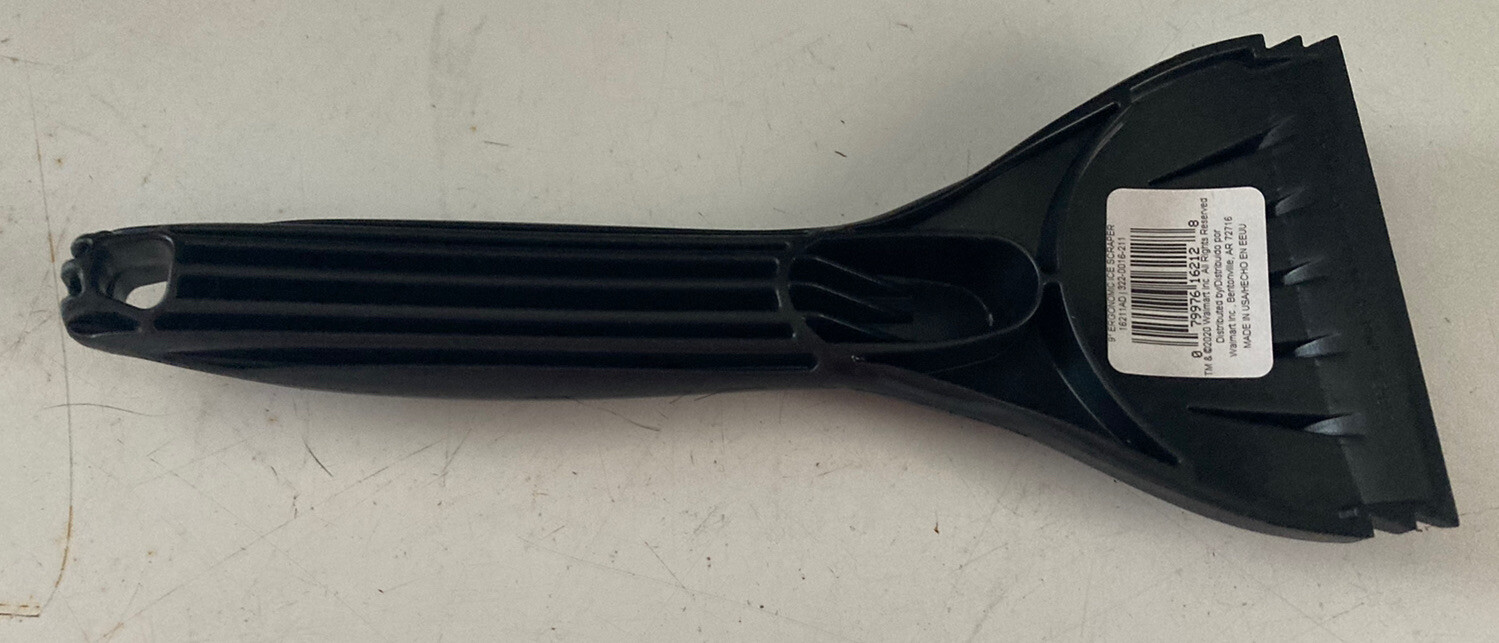 9" Ergonomic Car Window Cleaner Windshield Snow Ice Scraper Chipper~ Black