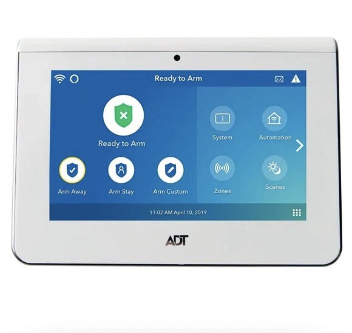 ADT ADT7AIO-4 7" ALL-IN-ONE TOUCHSCREEN PANEL ALARM SYSTEM
