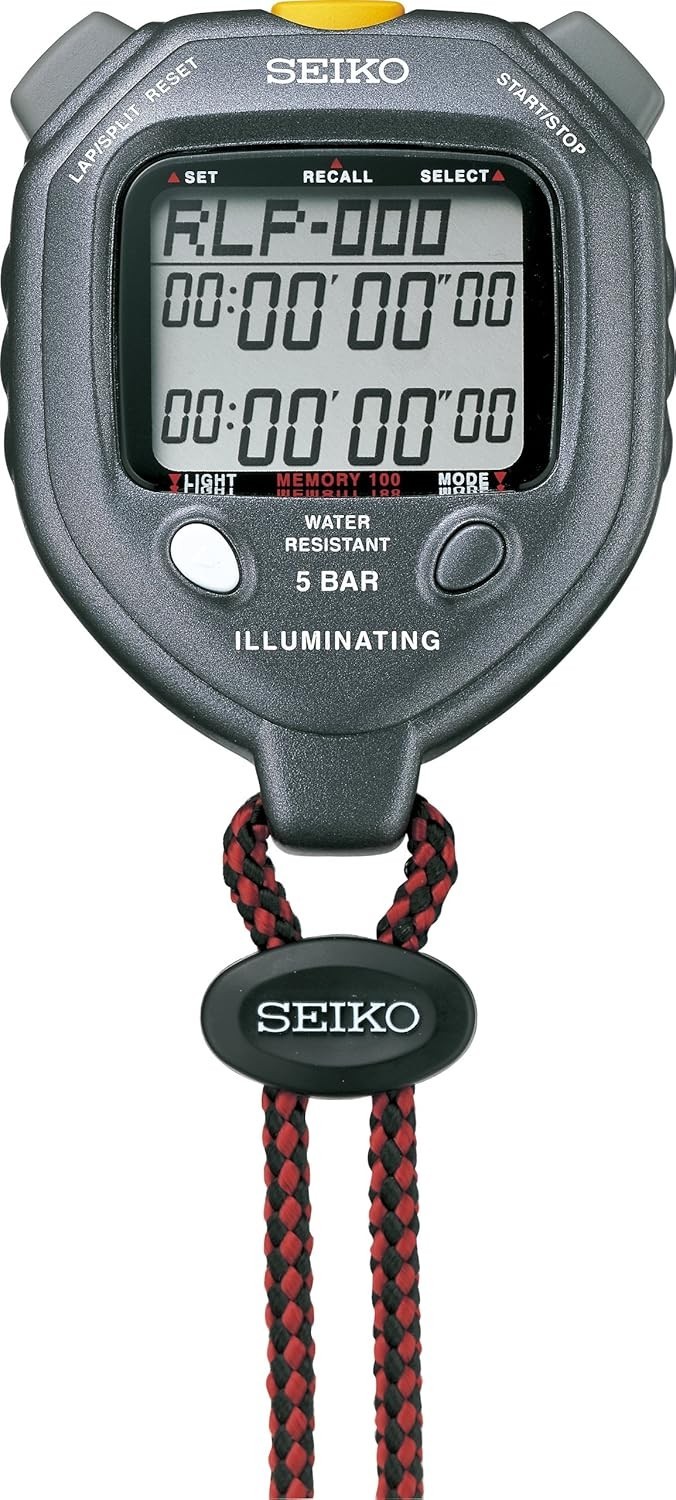 SEIKO LED TYPE STOPWATCH "ILLUMINATING" SVAE301 Shipping from Japan