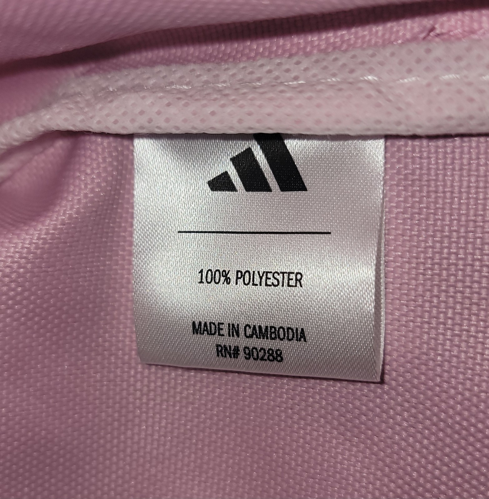 Adidas Stadium Sackpack Women's Light Pink&Black Drawstring Gym Bag