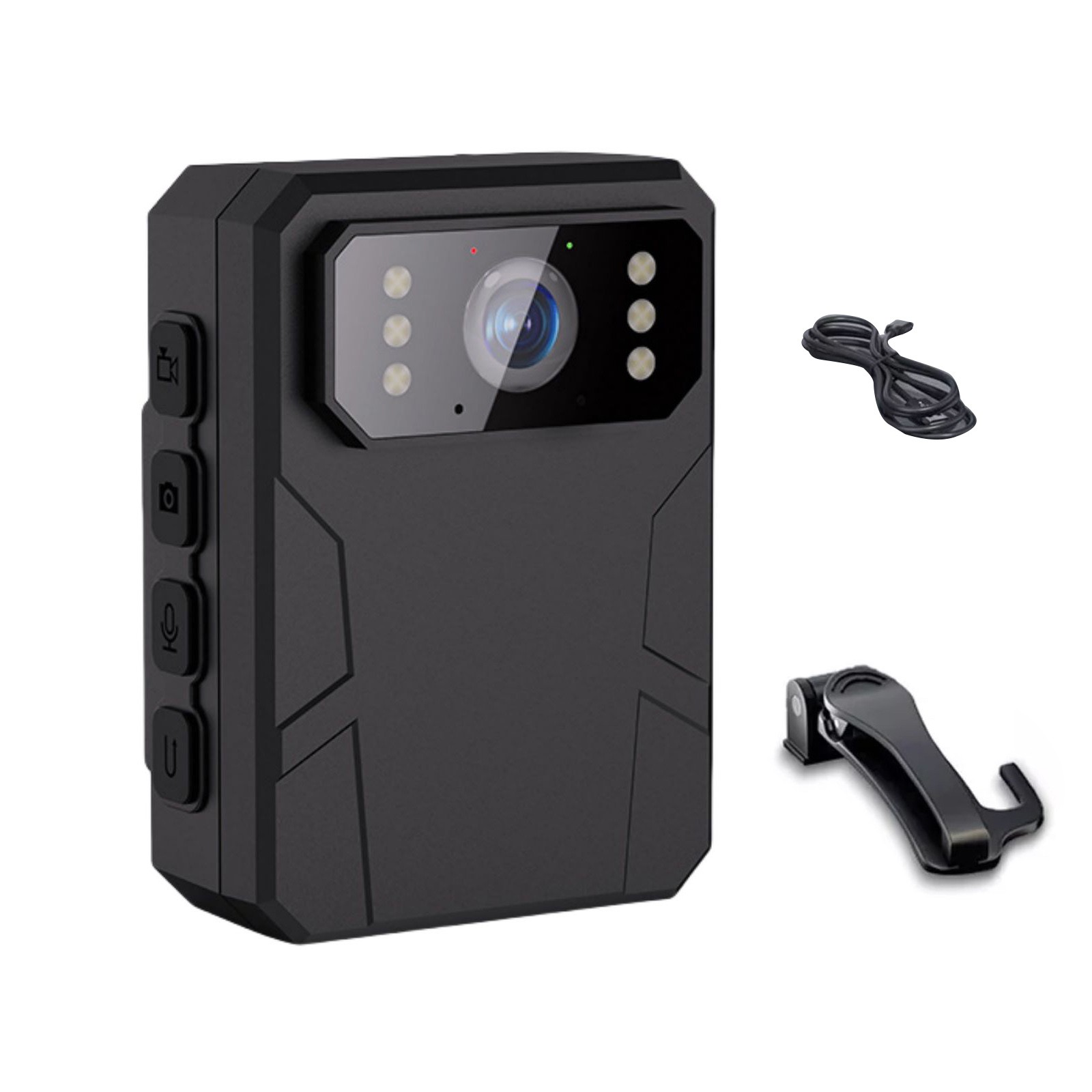 4K HD Police Wearable Cam Body Camera Recorder w/ Audio Night Vision Record 128G
