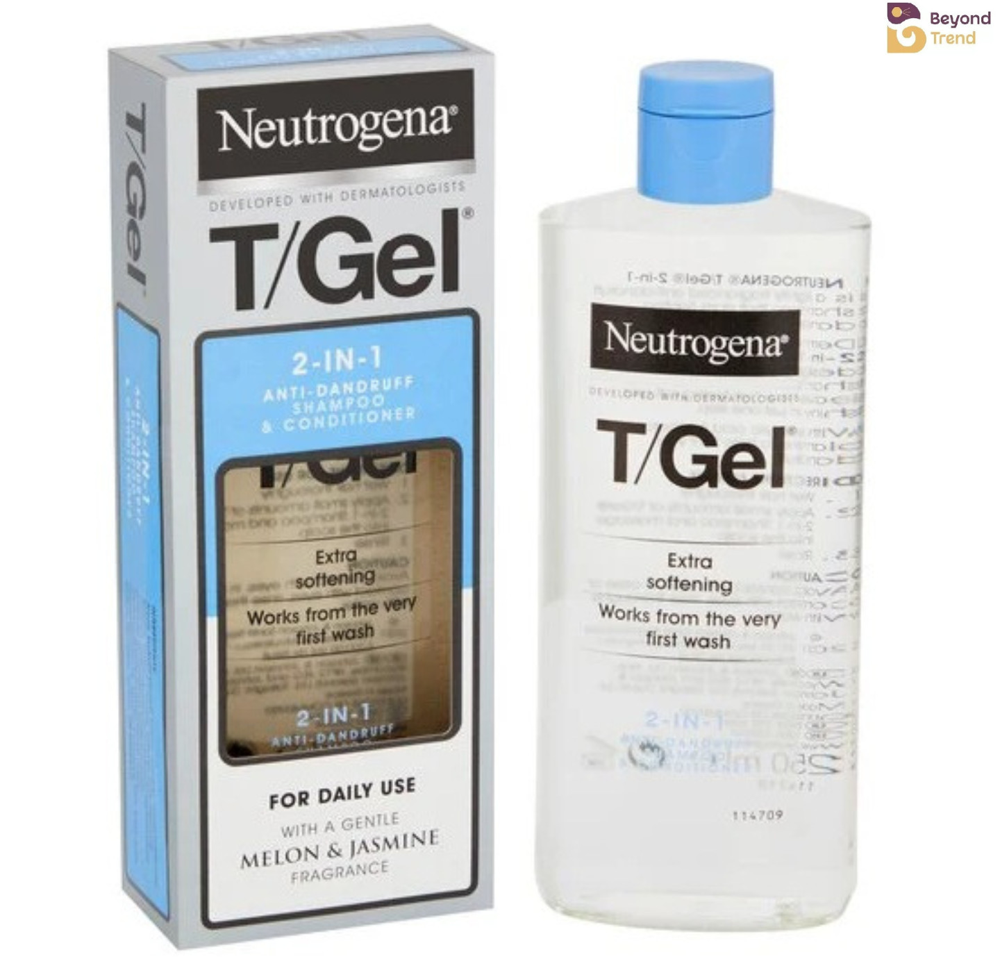 Neutrogena T/Gel 2 in 1 Anti-Dandruff Shampoo and Conditioner, 8.45 fl oz-250ml