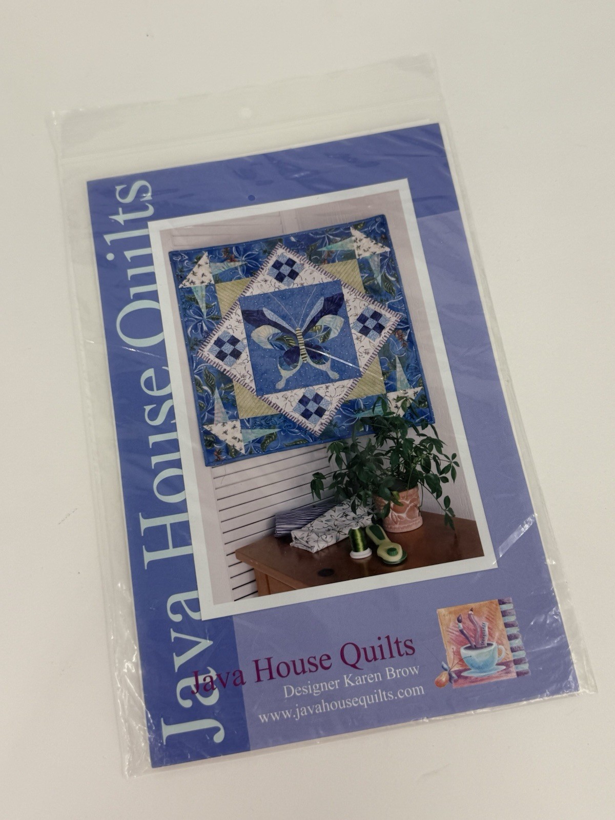 Java House Quilts “Midsummer Flight” 24” X 24” Wall Hanging Pattern NEW