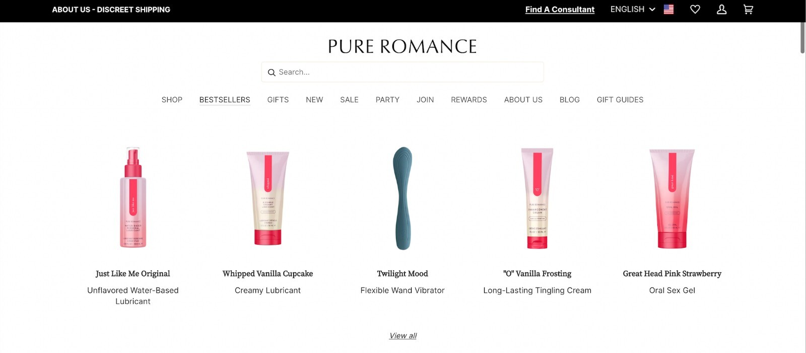 Pure Romance Online Intimates Gift Card $300