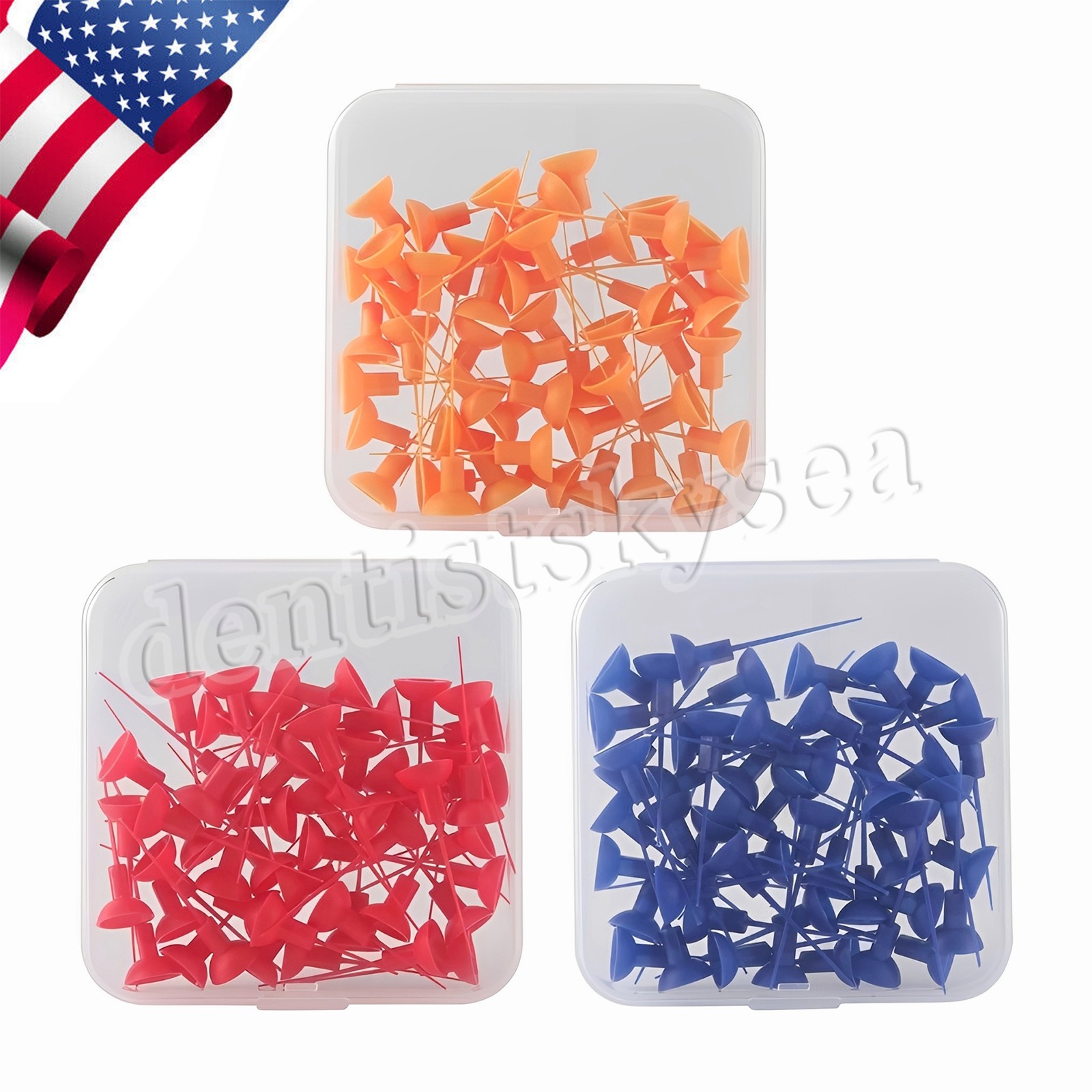 Dental Sonic Irrigator Tips 50Pcs Endo Sonic Activator Tips for Root Canal Clean