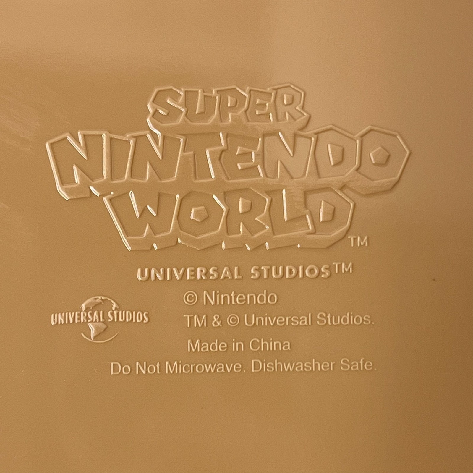 Super Nintendo World Toadstool Cafe Plates Universal Studios Round Oval Mario