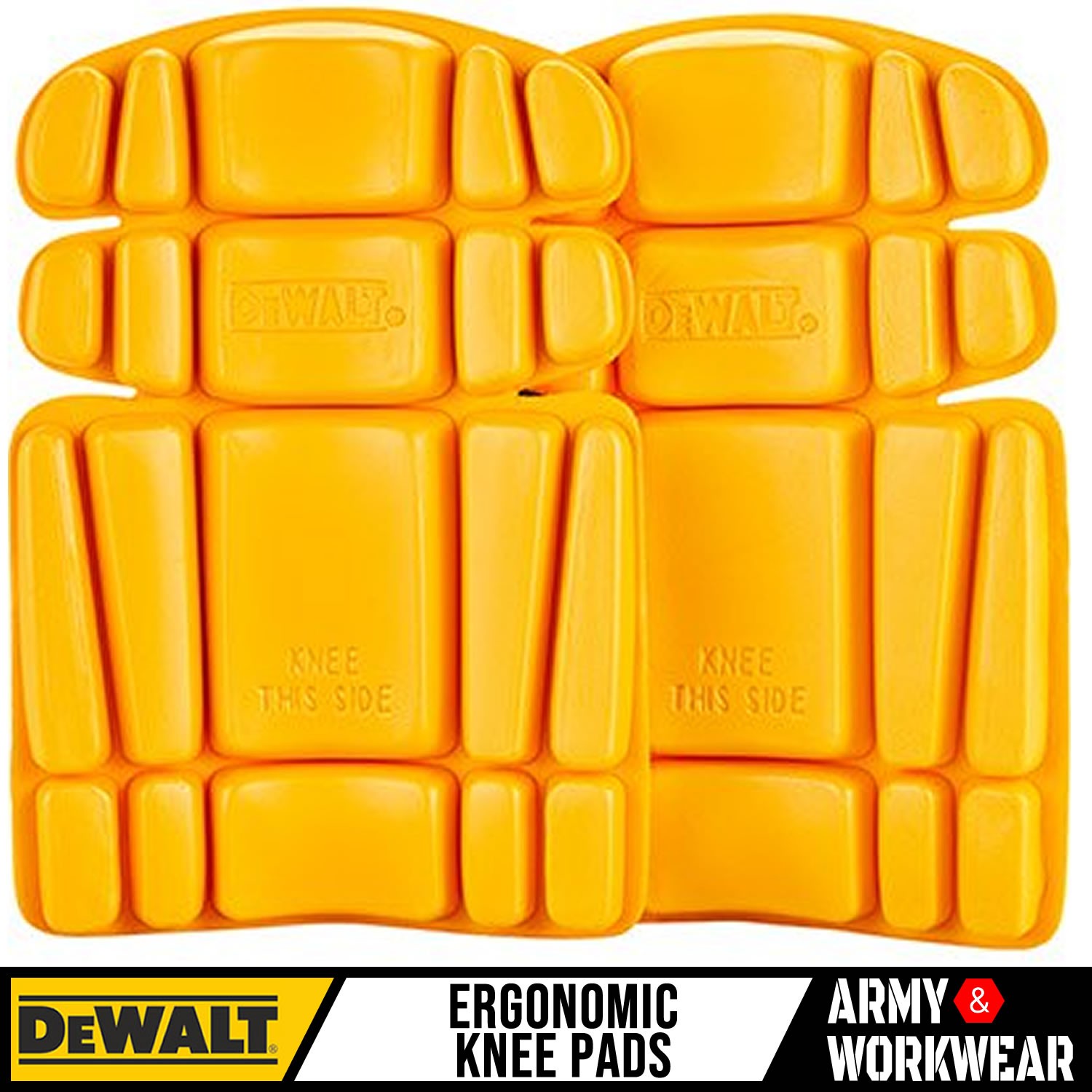 DeWalt Knee Pads Flooring Work Trouser Kneepad Work Trouser Inserts Carpet Mens