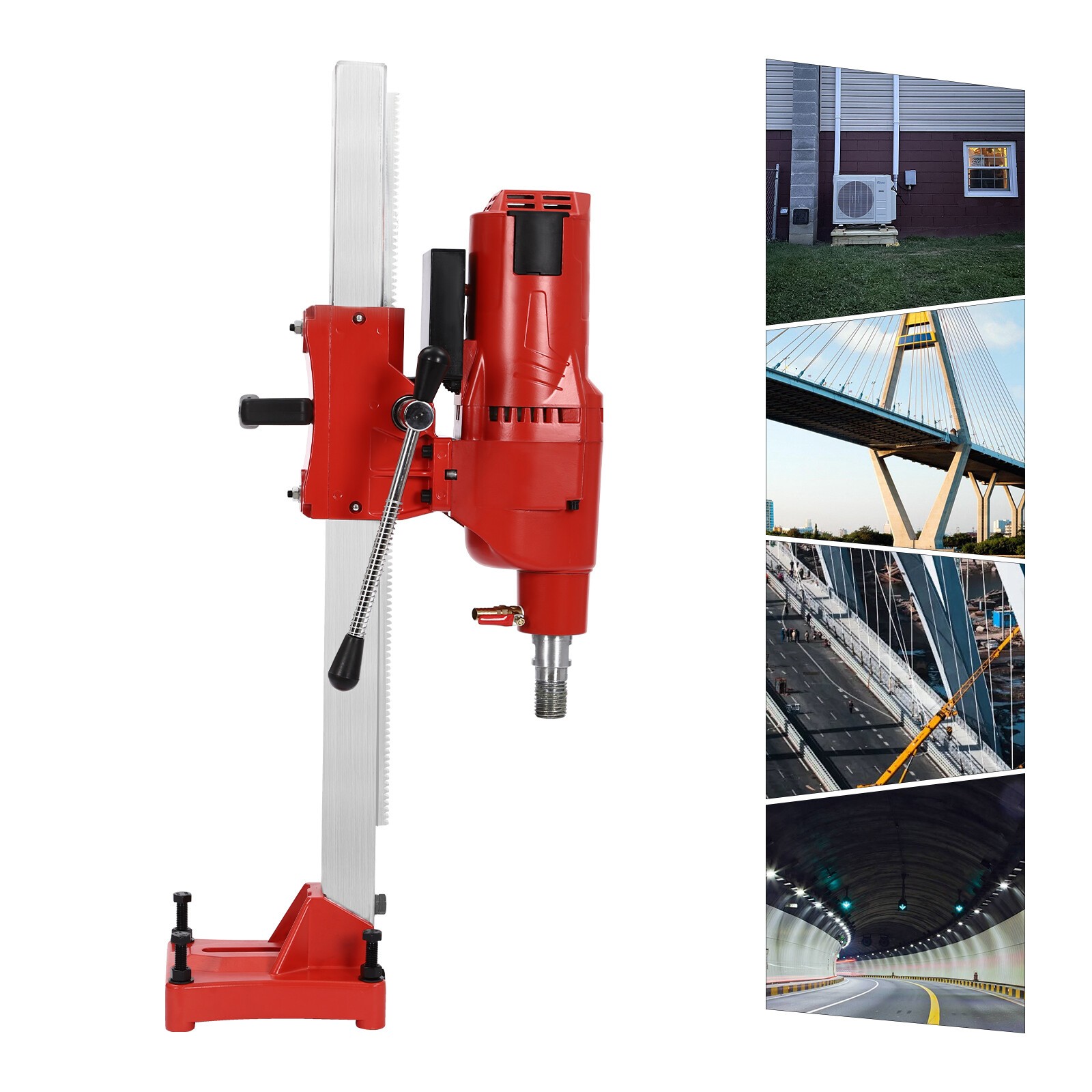 Concrete Core Drill Rig Diamond Core Drill Machine Wet Drilling Rust-proof Drill