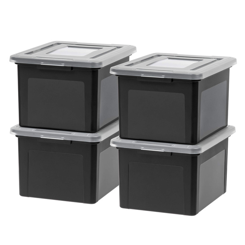 Iris Usa File Plastic File Organizer Lids For Letter/Legal File Portable