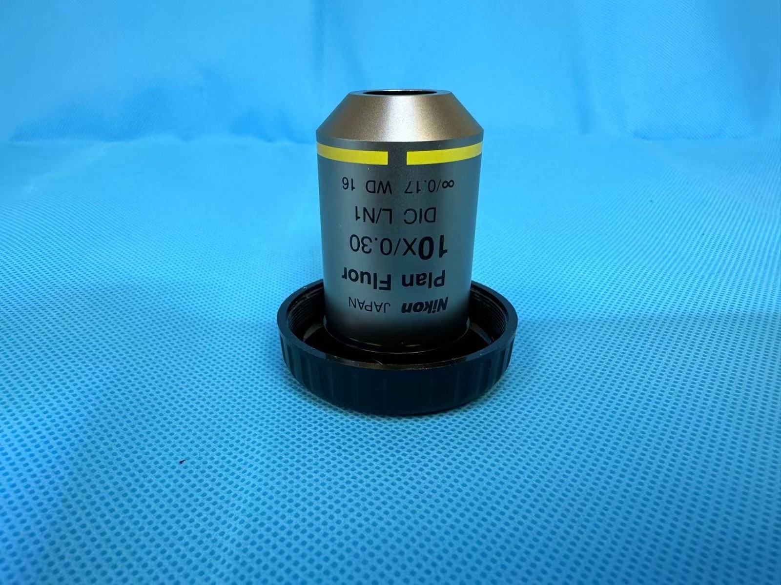 NIKON PLAN FLUOR 10x/0.30 DIC L/N1 ∞/0.17 WD 16 MICROSCOPE OBJECTIVE LENS