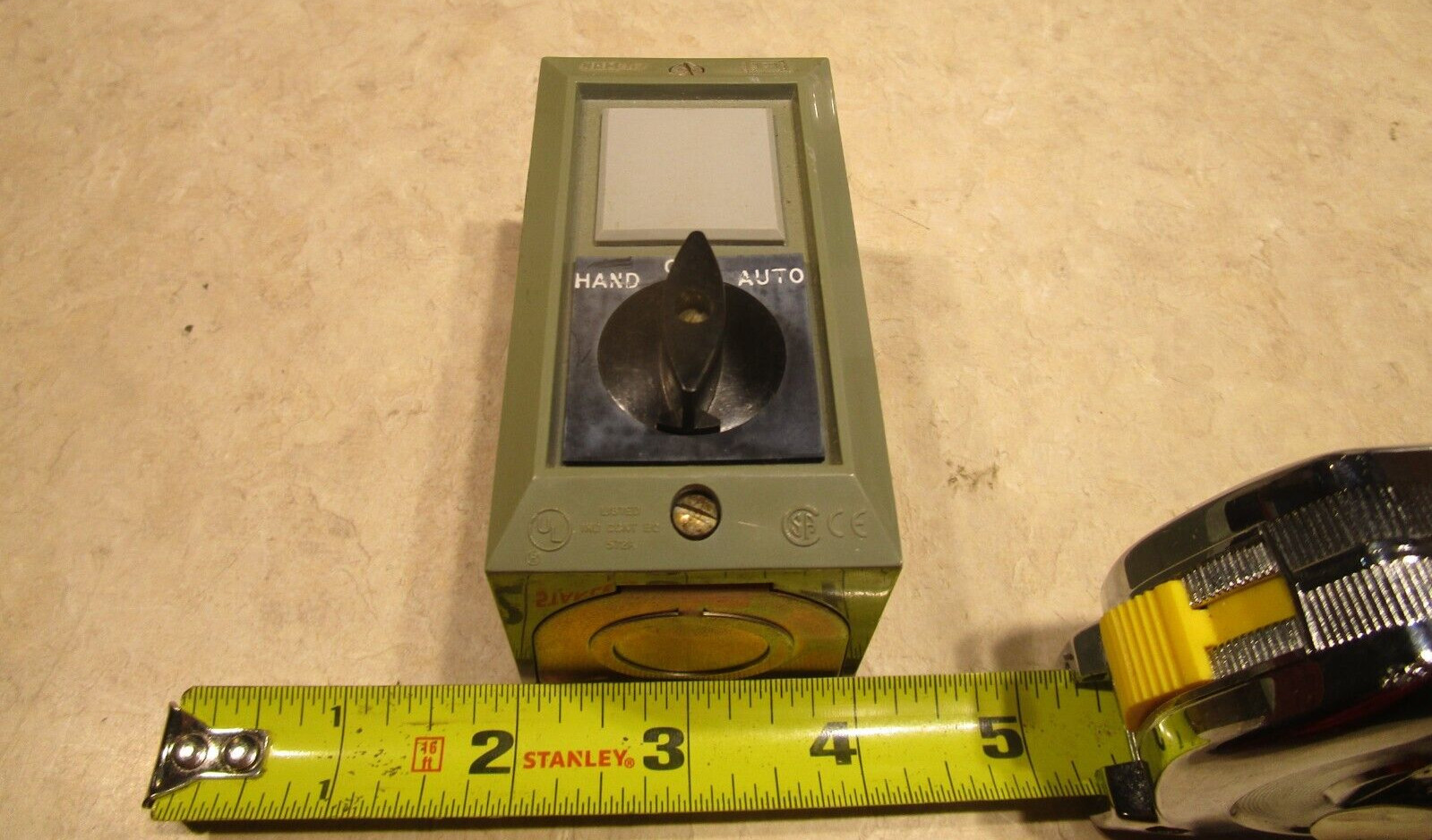 SQUARE D NOM-117, HAND/OFF/AUTO SWITCH, S0838