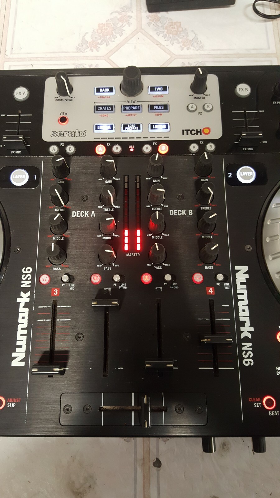 Numark NS6 USB Digital DJ Controller PLEASE READ