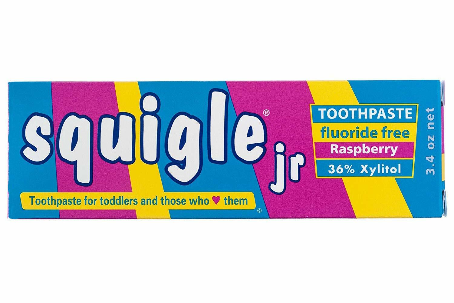 Squigle Jr Toothpaste For Infants,Toddlers,Travelers. Prevents Canker Sores