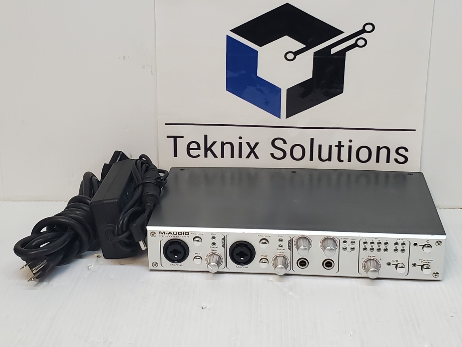 M-Audio FireWire 1814 w/ 10 Inputs 4 outputs 2 Firewire Interface TESTED WORKING