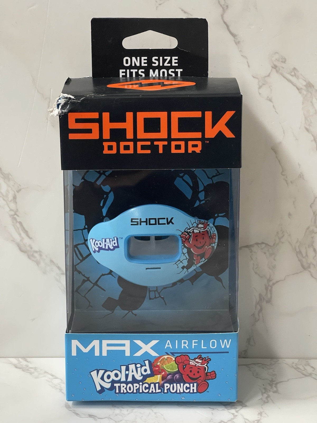 Shock Doctor Max Airflow Lip Guard One Size Kool Aid Tropical Punch New