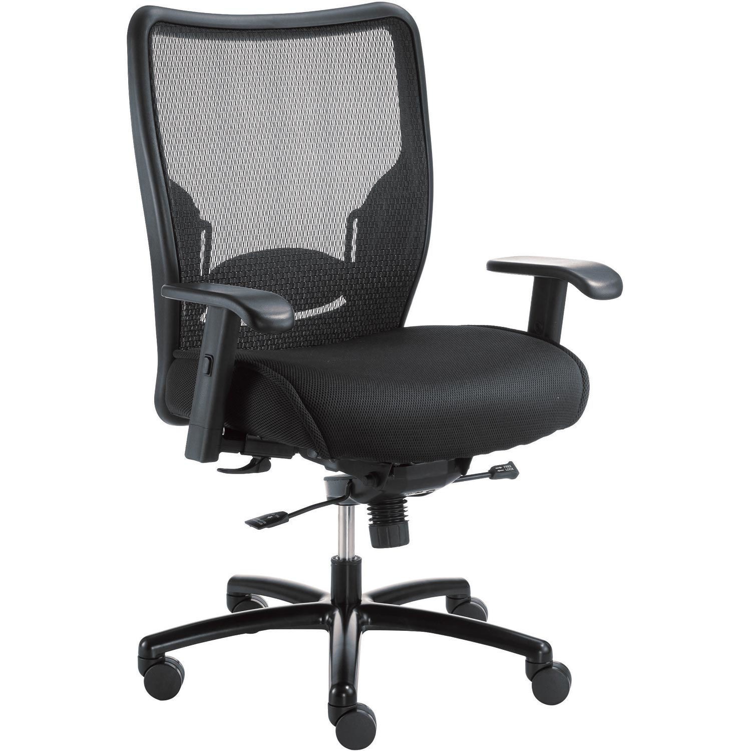 Global Industrial Big  Tall Chair Mesh Back Fabric Upholstery