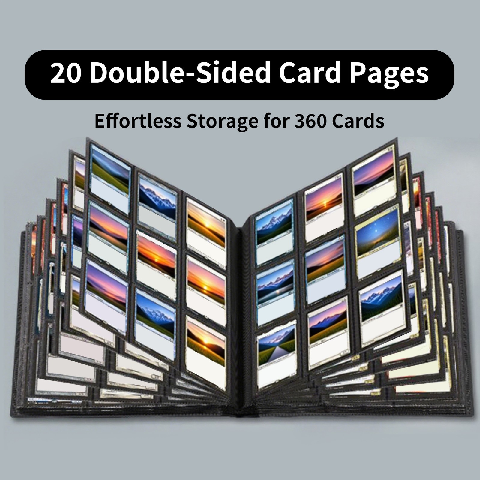 Pocket Trading Card Album, Card Collection Binder Card Holder Fit For MTG TCG