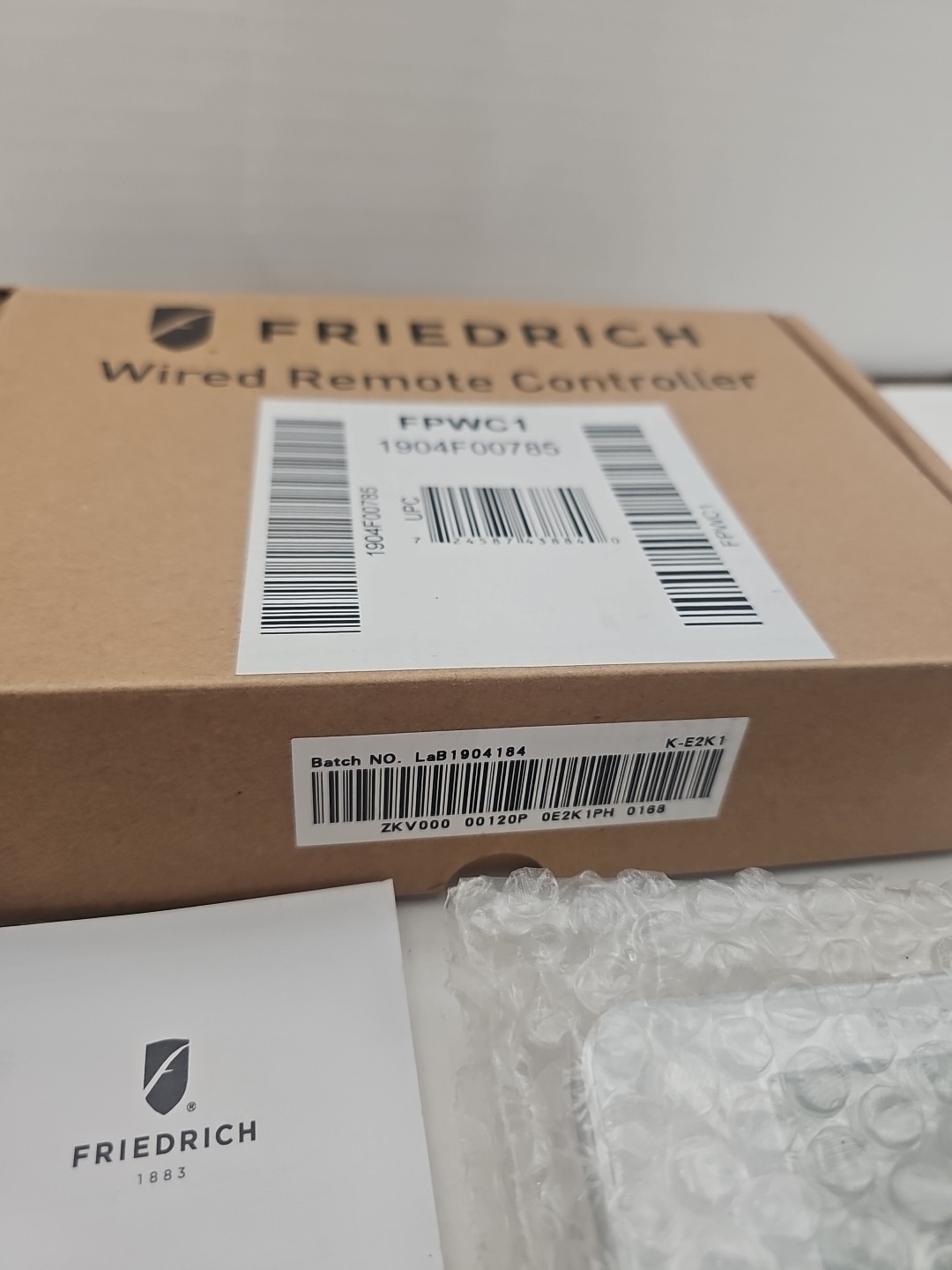 Friedrich FPWC1 Ductless Split Systems Wall Wired Remote Controller NO HARNESS