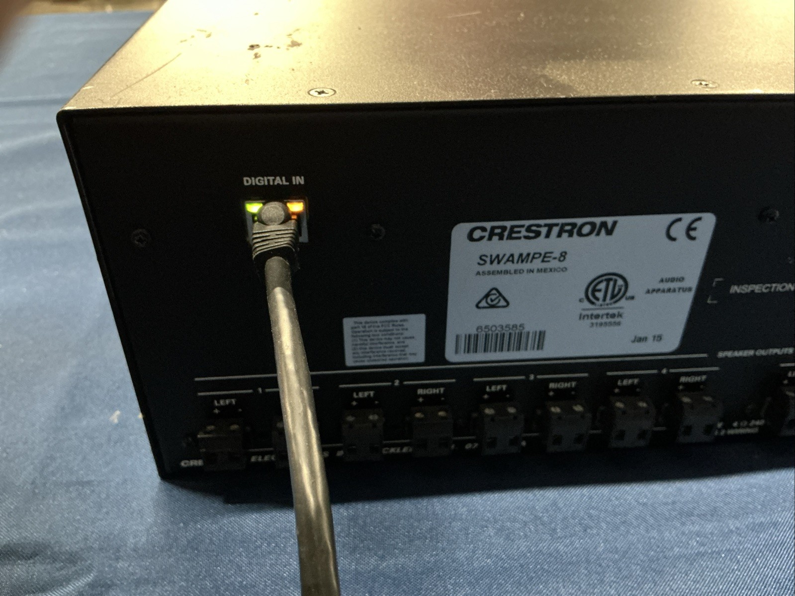 Crestron SWAMPE-8 Multiroom 8 Zone Expansion Switcher Amplifier