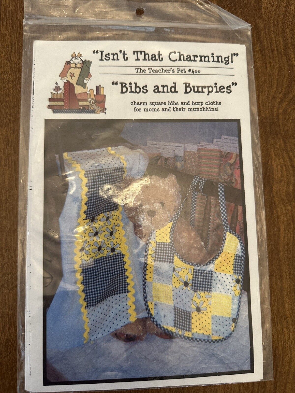 Teachers Pet Pattern Bibs And Burpies Isnt That Charming 2008 Deidra Brown 400