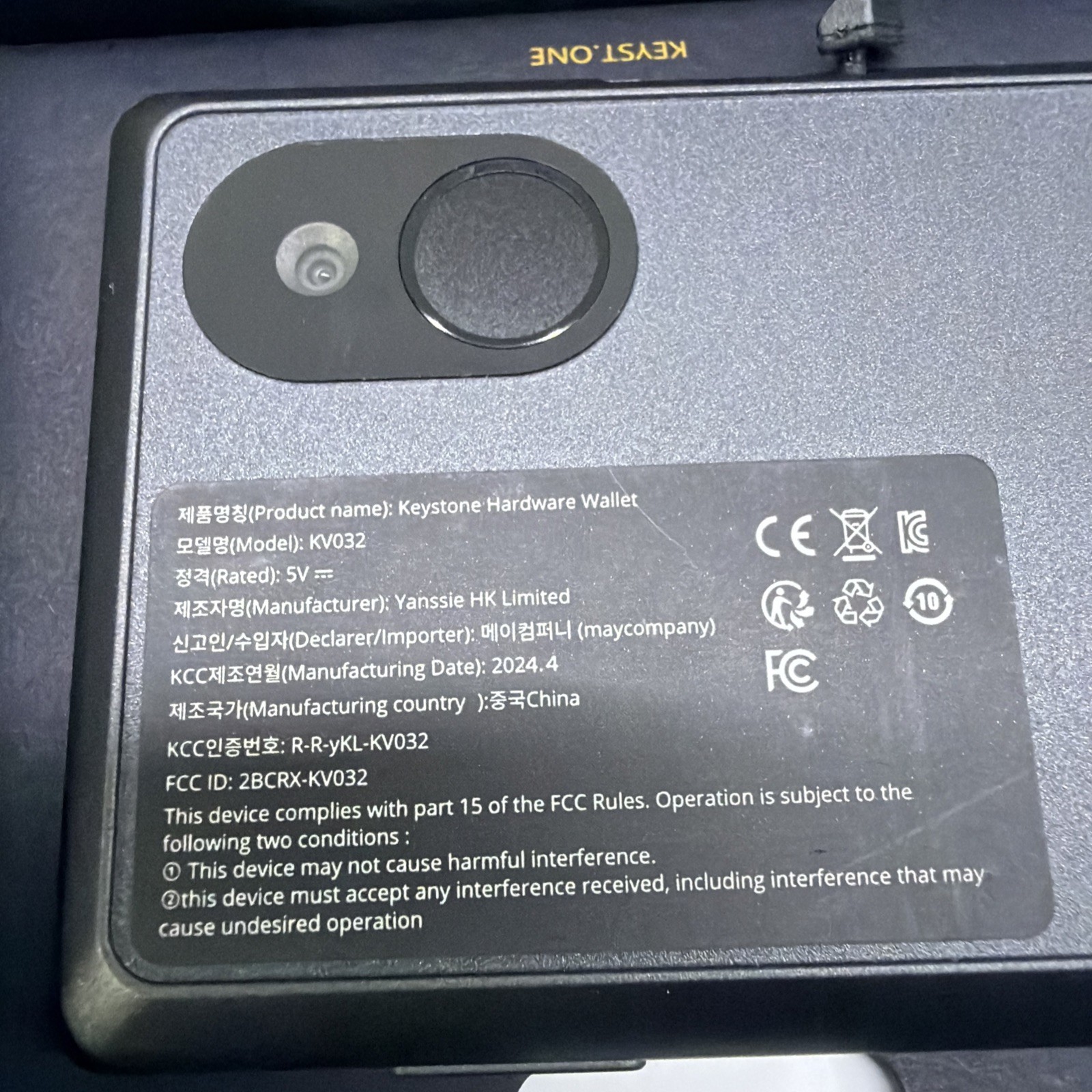 Keystone 3 Pro Cryptocurrency Hardware Wallet