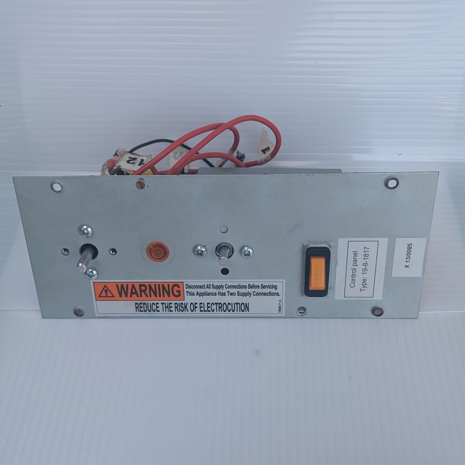 TESTED Amerec Helo SC-60 Sauna Control Panel 19-8-1817 Timer Thermostat NO Knobs