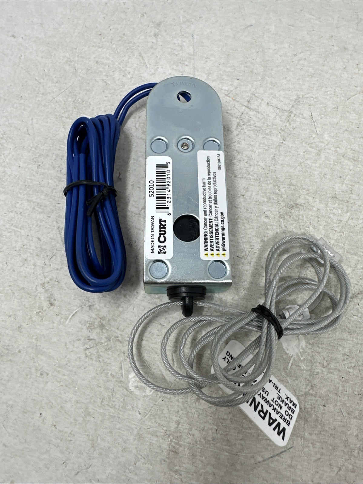 CURT Universal Nylon Breakaway Switch 52010 For Trailers