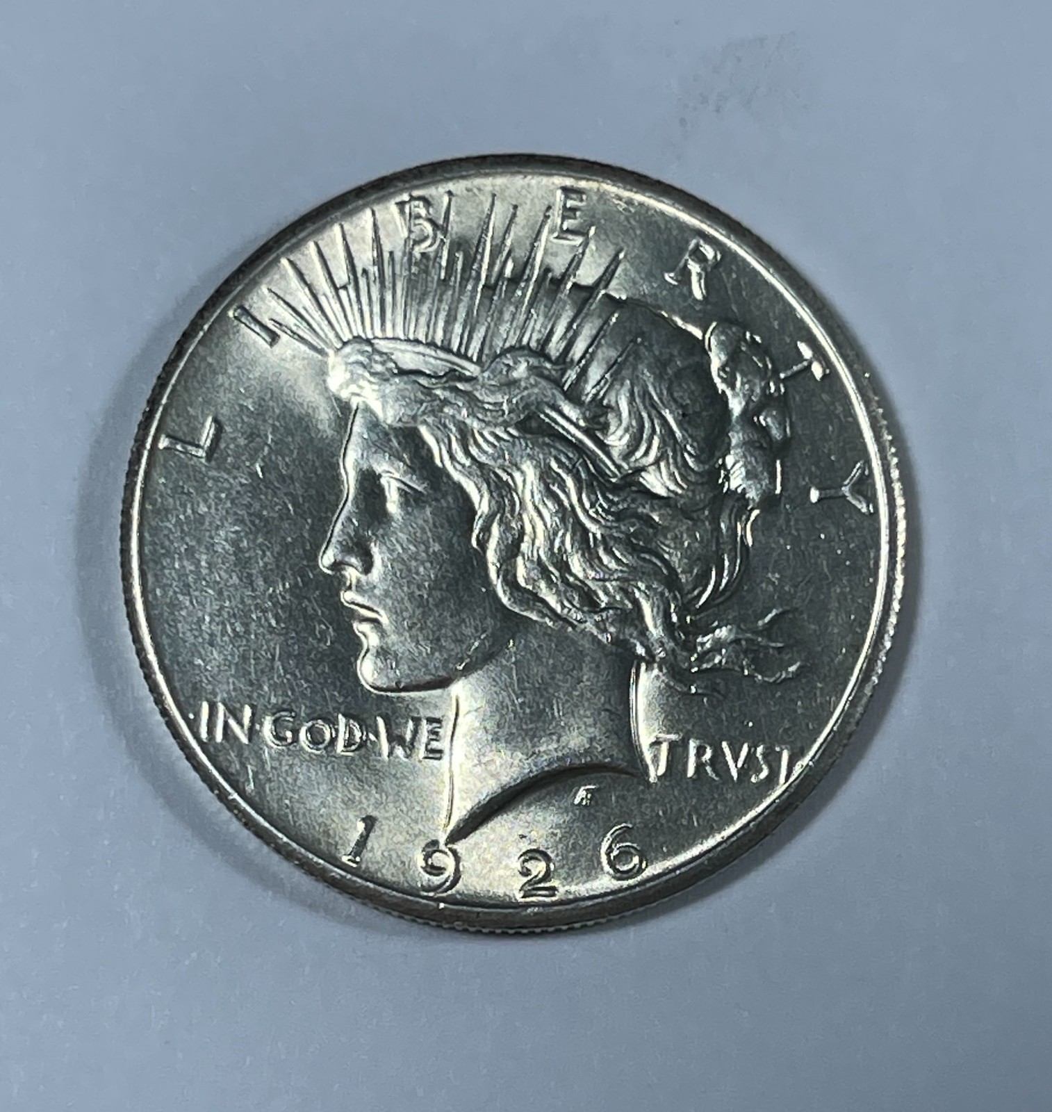 1926 Peace dollar (#21955) AU/Unc Very nice luster