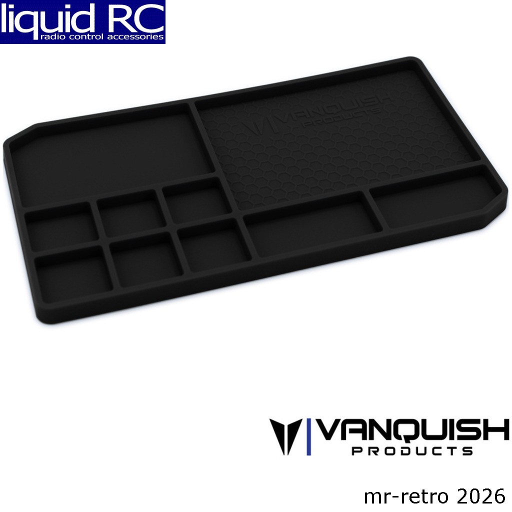 Vanquish Products 10160 Rubber Parts Tray - Black