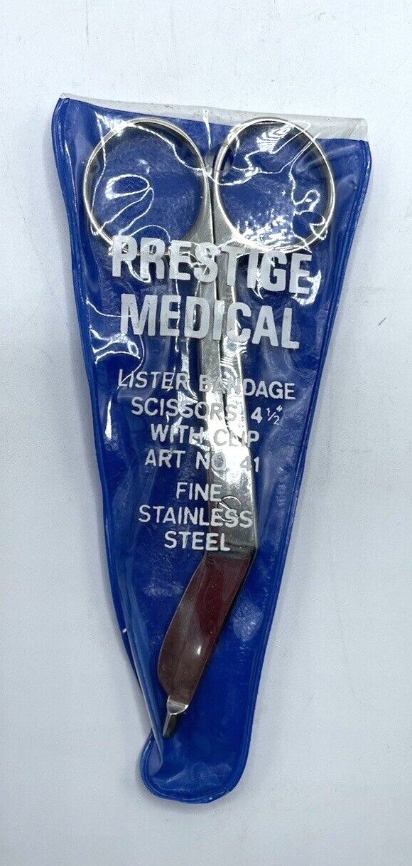 Prestige Medical 4.5" EMT Utility Scissors w/Clip Stainless Steel & Case