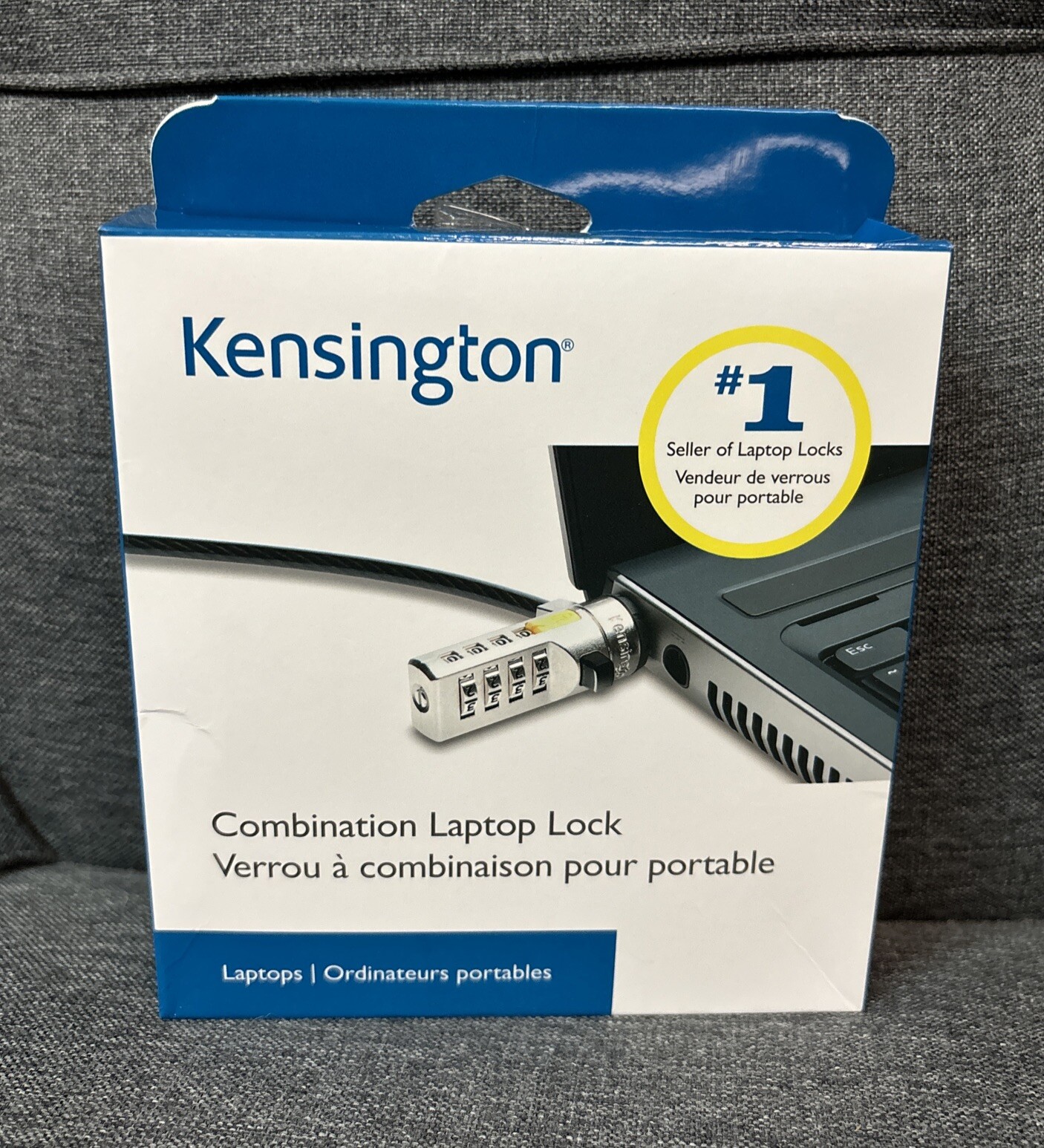 Kensington Combination Cable Lock for Laptops and Other Devices (K64673AM)