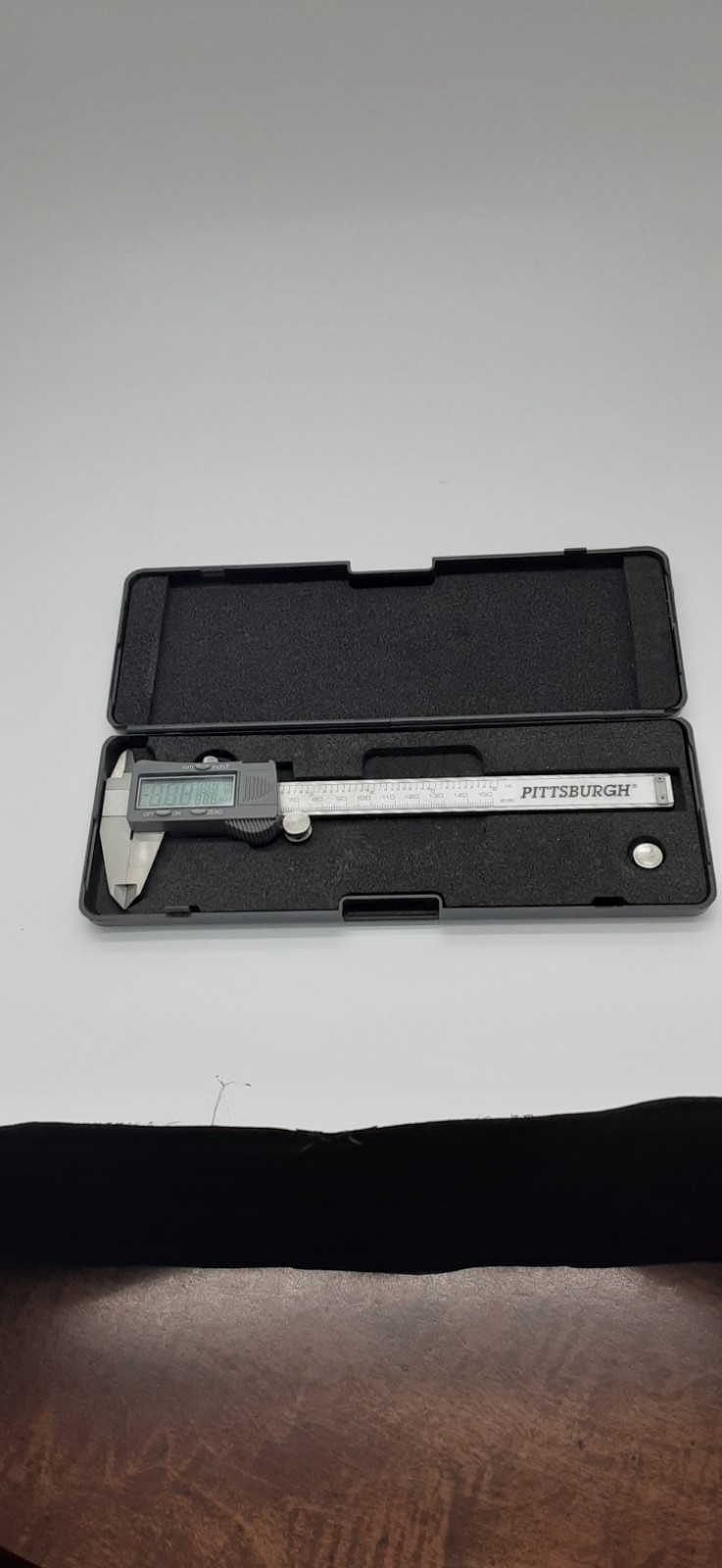 Pittsburgh 6" Digital Caliper in Hard Case Stainless Hardened