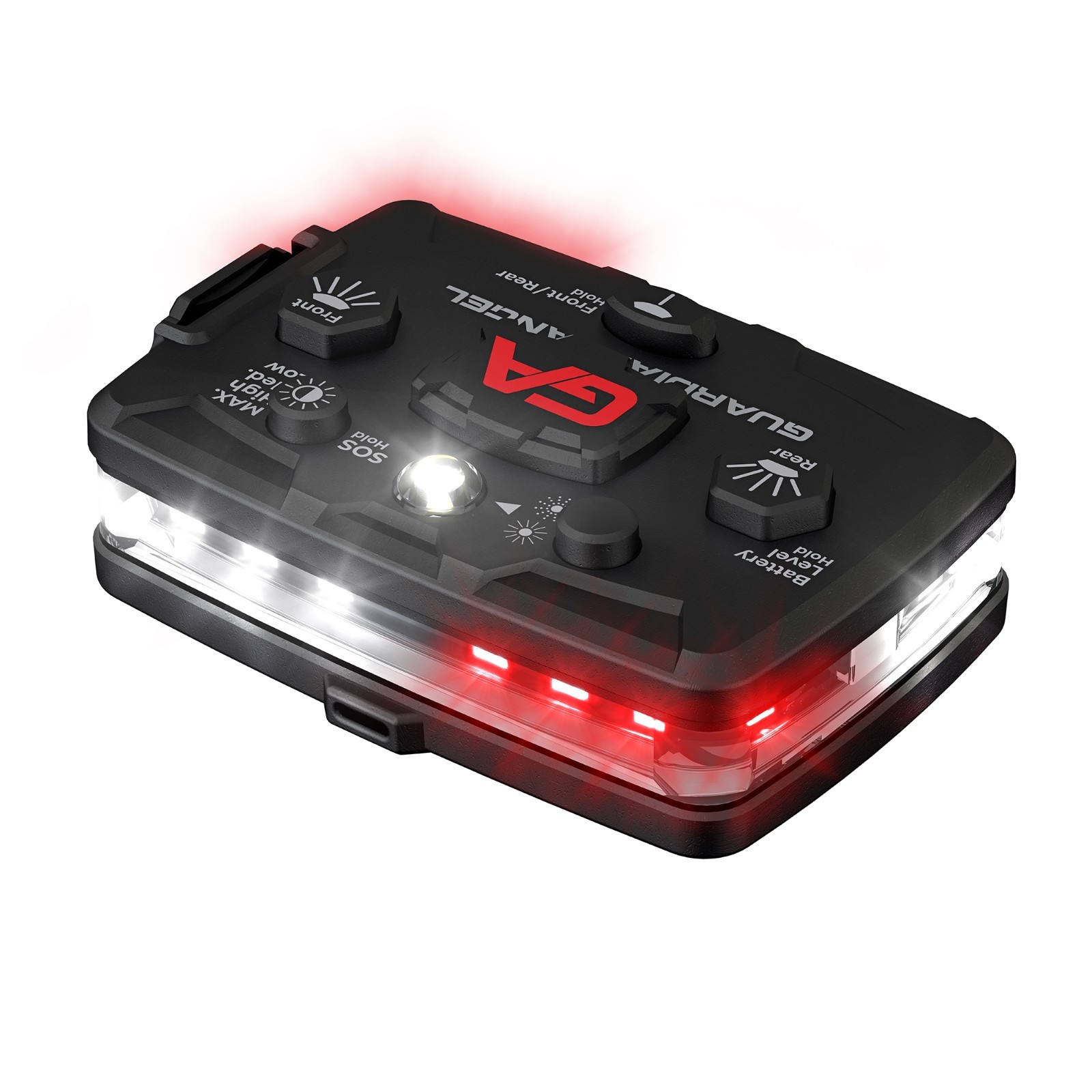 Guardian Angel Elite Series White/Red – White/Red Wearable Safety Light