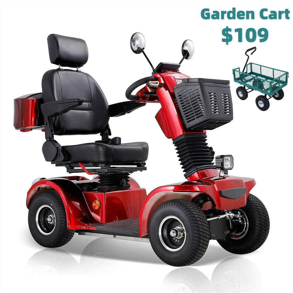 Four wheel Travel Mobility Scooter 500W 48V 20AH battery Motor for Adult Senior
