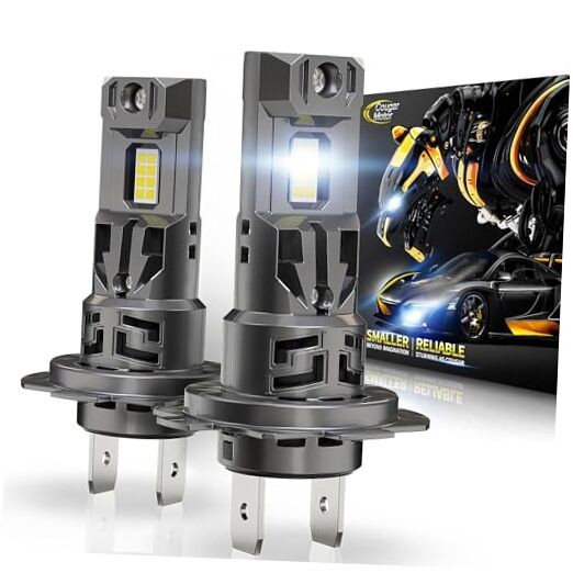 Bulb Fog Bulb No Adapter Required 6500K White Light with Fan In Line Off H7